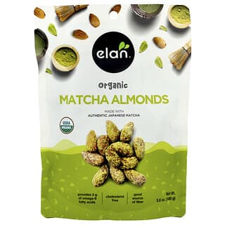 Elan, Amêndoas de Matcha Orgânico, 160 g (5,6 oz)