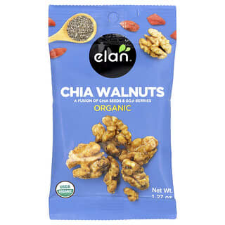 Elan, Chia Orgânica e Nozes, 1,27 oz