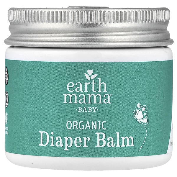 Earth Mama, Bálsamo orgánico para la pañal, Bebés, 60 ml (2 oz. líq.)