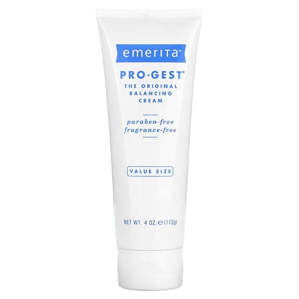 Emerita, Pro-Gest 黃體酮調節乳霜，無香型，4 盎司（112 克）