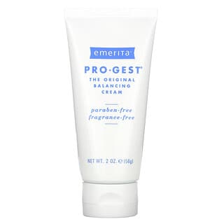 Emerita, Pro-Gest, Crème équilibrante, sans parfum, 2 oz (56 g)