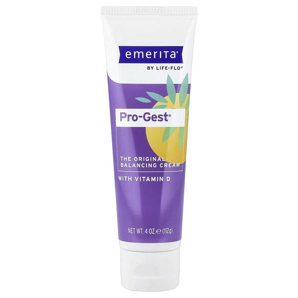 Emerita, Pro-Gest®, 비타민D3 함유 밸런싱 크림, 112g(4oz)