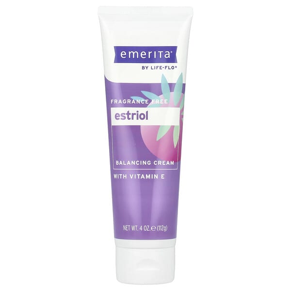 Emerita, 에스트리올 밸런싱 크림, 비타민E 함유, 향료 무함유, 112g(4oz)