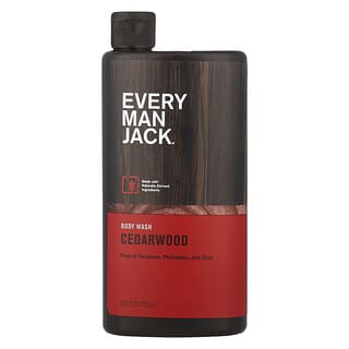 Every Man Jack, Gel de ducha y gel de ducha, Madera de cedro, 500 ml (16,9 oz. Líq.)