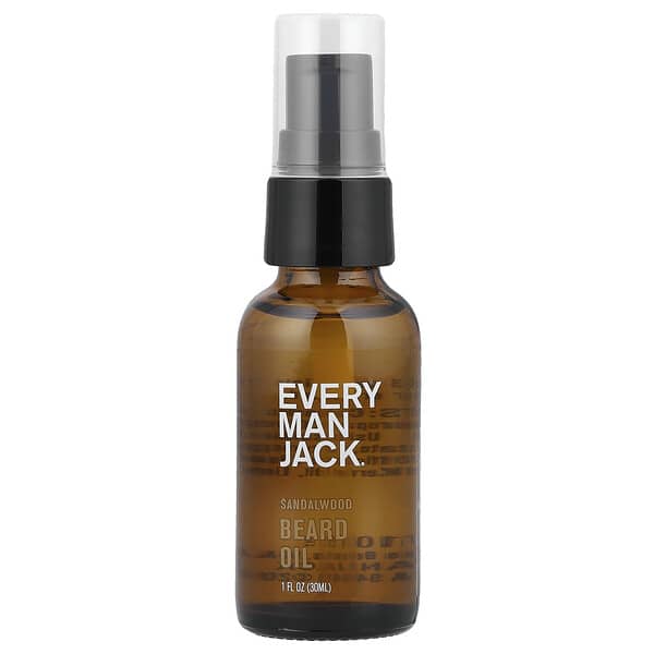 Every Man Jack, 턱수염 오일, 샌들우드, 30ml(1fl oz)