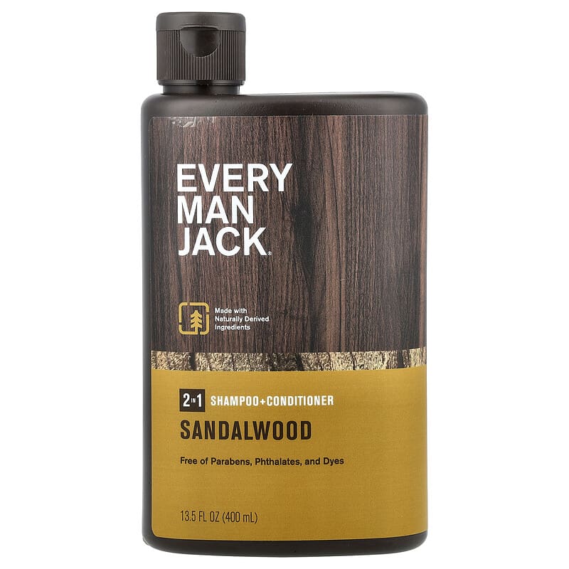 2イン1シャンプー＆コンディショナー、ビャクダン、400ml（13.5