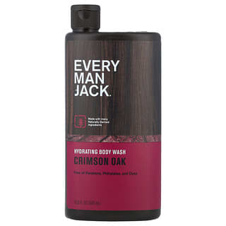 Every Man Jack, увлажняющий гель для душа, малиновый дуб, 500 мл (16,9 жидк. унции)