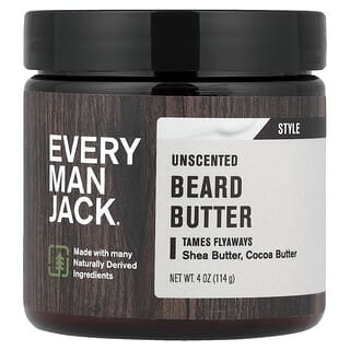 Every Man Jack, Beard Butter, Unscented, 4 oz (114 g)