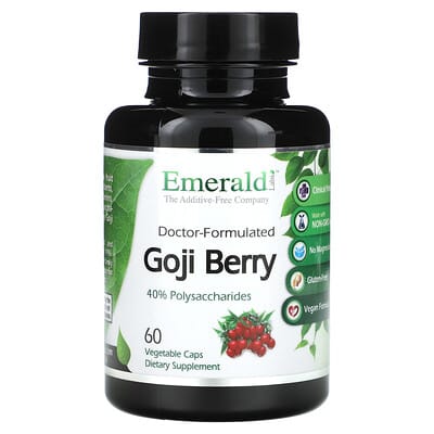Emerald Laboratories, Goji Berry, 1500 mg, 60 Vegetarian Capsules (750 mg per capsule)