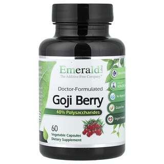 Emerald Laboratories, Goji Berry, 60 grønnsakshetter (750 mg per kapsel)