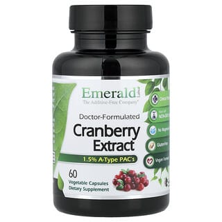 Emerald Laboratories, Cranberry Extract, 60 Vegetable Capsules
