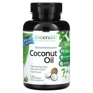 Emerald Laboratories, Aceite de coco`` 120 cápsulas blandas