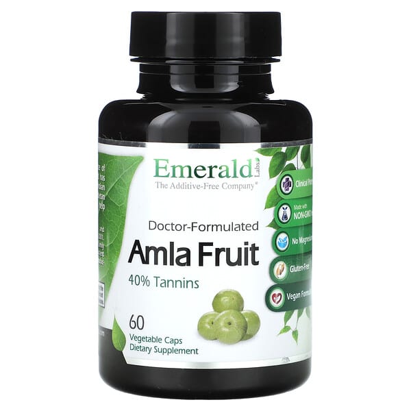 إميرلد لابوراتوريز‏, Amla-Fruit ، عدد 60 كبسولة نباتية