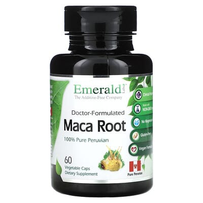 Emerald Laboratories, Maca Root, 500 mg, 60 Vegetarian Capsules