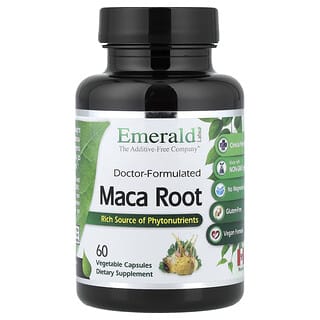 Emerald Laboratories, Maca-juuri, 60 kasviskapselia (500 mg kapselia kohden)