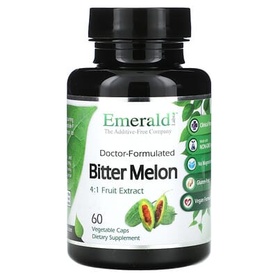 Emerald Laboratories, Bitter Melon, 1000 mg, 60 Vegetarian Capsules (500 mg per capsule)