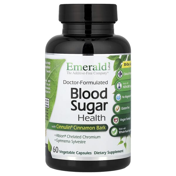 Blood Sugar Health, 60 Vegetable Capsules