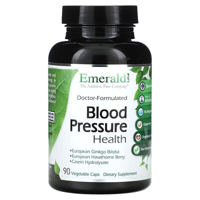 Emerald Laboratories, Blood Pressure Healthy Formula, 90 Vegetarian Capsules
