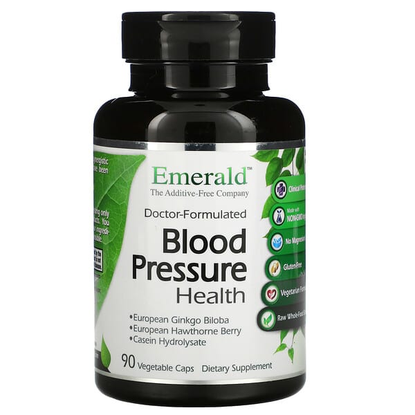 Emerald Laboratories, Blood Pressure Health, 90 Vegetable Caps