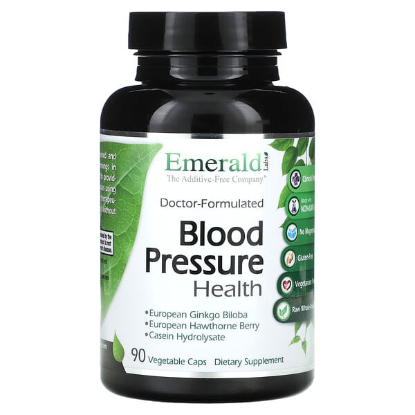 Emerald Laboratories‏, Blood Pressure Health, 90 Vegetable Caps
