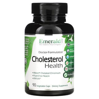 Emerald Laboratories, Cholesterol Health, 90 капсул в растительной оболочке