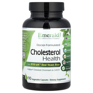 Emerald Laboratories, Cholesterol Health, 90 капсул в растительной оболочке