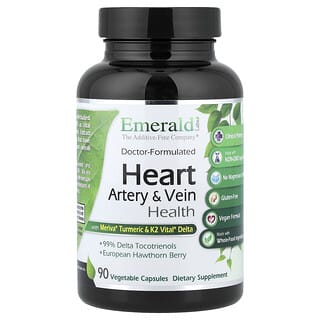 Emerald Laboratories, Heart Artery & Vein Health, 90 Vegetable Caps