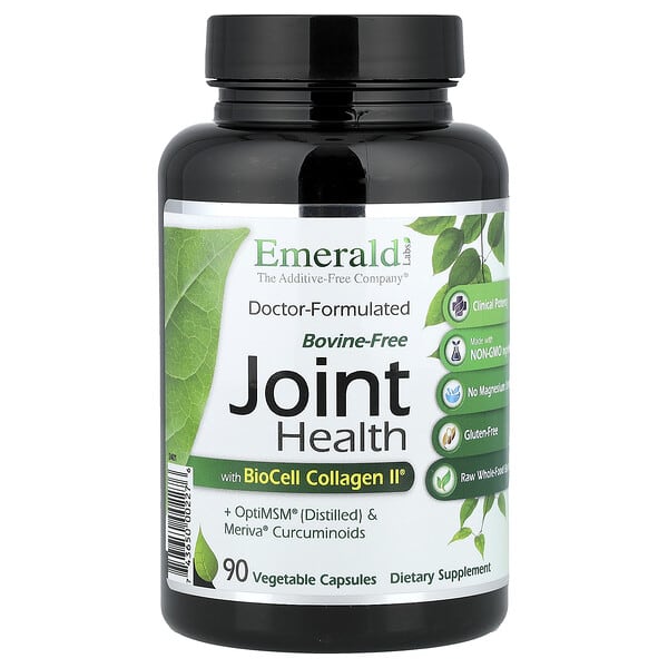 Emerald Laboratories, Joint Health with BioCell Collagen II®, 90 Vegetable Capsules