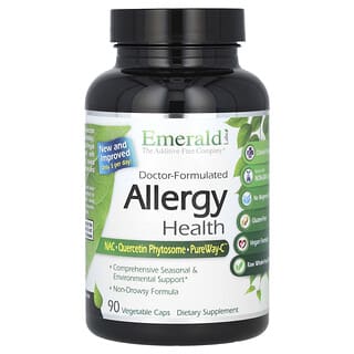 Emerald Laboratories, Allergy Health, 90 cápsulas vegetales