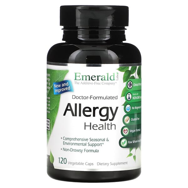 Emerald Laboratories‏, Doctor-Formulated Allergy Health, 120 Vegetable Caps