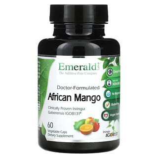 إميرلد لابوراتوريز‏, African Mango, 60 Vegetable Caps