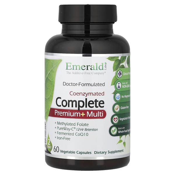 Emerald Laboratories, Complete Premium+ Multi, 60 Vegetable Caps