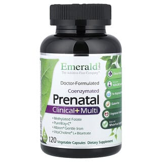 Emerald Laboratories, Coenzymated Prenatal Clinical + Multi, 120 растителни капсули