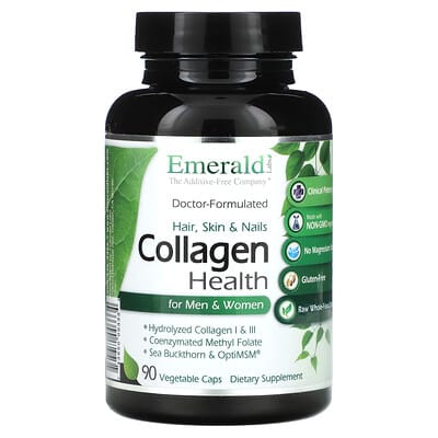 Emerald Laboratories, Collagen Health for Men & Women, 90 Vegetarian Capsules