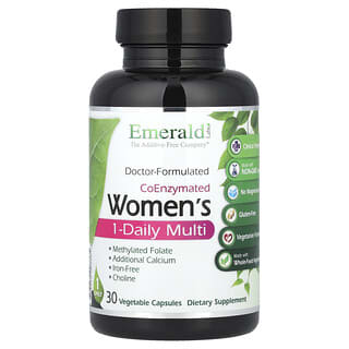 Emerald Laboratories, CoEnzymated, Complément journalier pour femmes, 30 capsules végétales