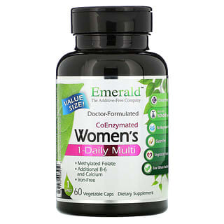 Emerald Laboratories, 辅酶女性每日 1 粒复合维生素，60 粒素食胶囊