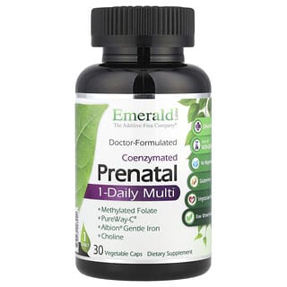 Emerald Laboratories, Prenatal 1-Daily Multi, 30 Vegetable Caps