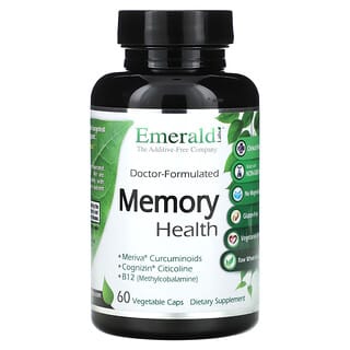 Emerald Laboratories, Здоровье памяти, 60 растительных капсул