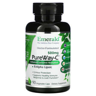 Emerald Laboratories, PureWay-C + R-α-硫辛酸，250 毫克，90 粒素食胶囊