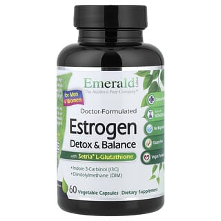 Emerald Laboratories, Estrogén, detox a rovnováha, 60 rastlinných kapsúl