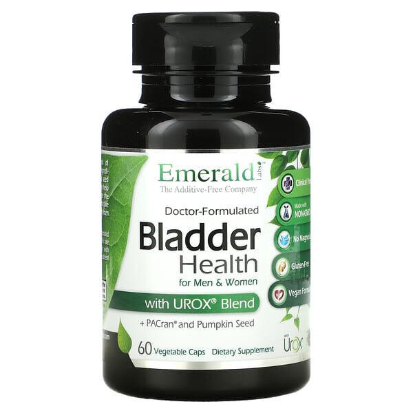 Emerald Laboratories‏, Bladder Health for Men & Women with Urox Blend, 60 Vegetable Caps