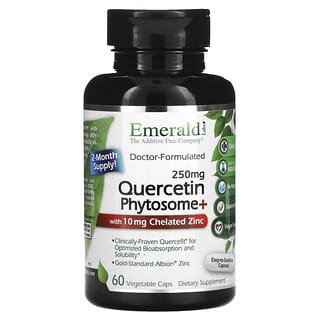 Emerald Laboratories, Fitossomo de Quercetina, 250 mg, 60 Cápsulas Vegetais
