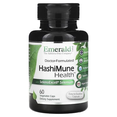 Emerald Laboratories, HashiMune Health, with SelenoExcell, 60 Vegetarian Capsules