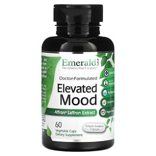 Emerald Laboratories, Elevated Mood with Affron Saffron Extract, 60 Vegetable Caps