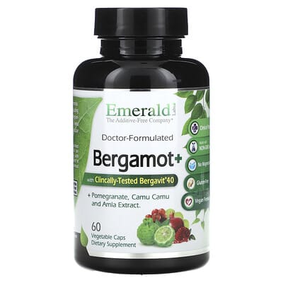 Emerald Laboratories, Bergamot+, 60 Vegetarian Capsules
