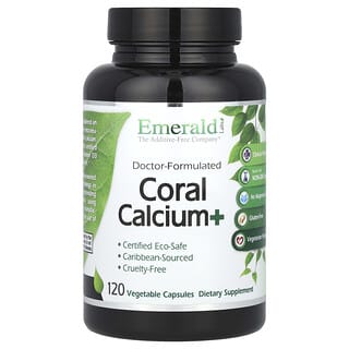 Emerald Laboratories, Coral Calcium+, 120 kapsułek roślinnych