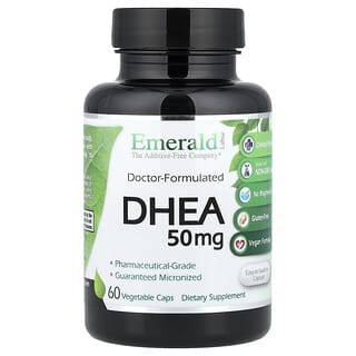Emerald Laboratories, DHEA，50 毫克，60 粒素食胶囊