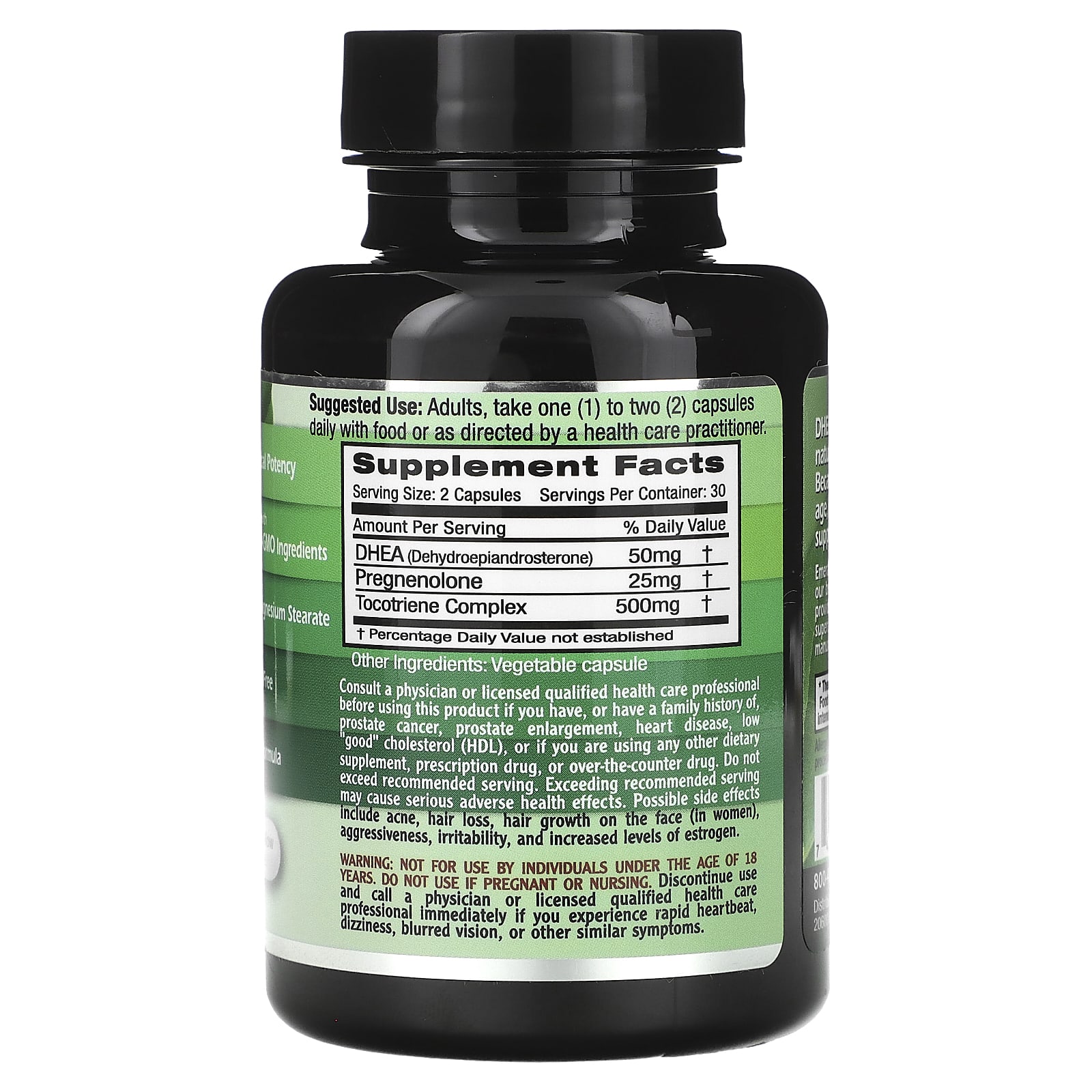 Emerald Laboratories, DHEA + Pregnenolone, 60 Vegetable Caps