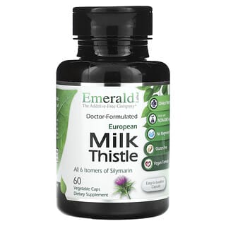 Emerald Laboratories‏, European Milk Thistle, 60 Vegetable Caps