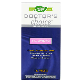 Nature's Way, Doctor's Choice Multivitamin, 45+ Women, 180 Tablets